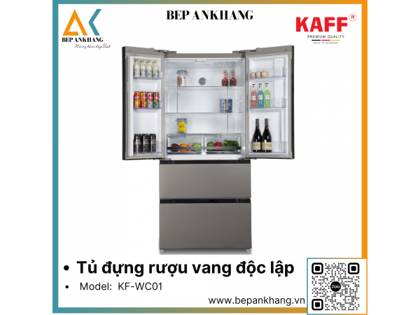 Tủ Lạnh Side By Side KAFF KF-BCD523W - Made in Germany